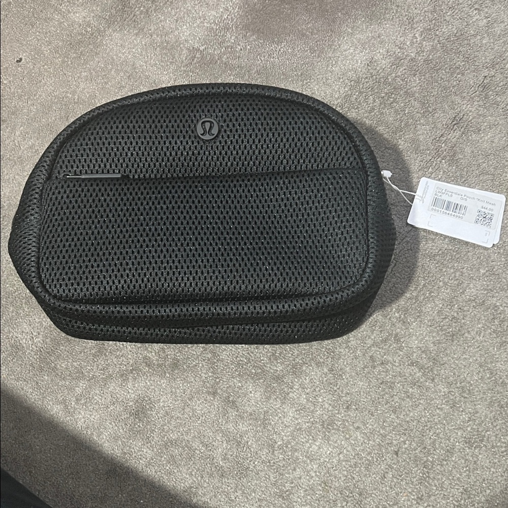 Lululemon Black Mesh City Essentials Pouch